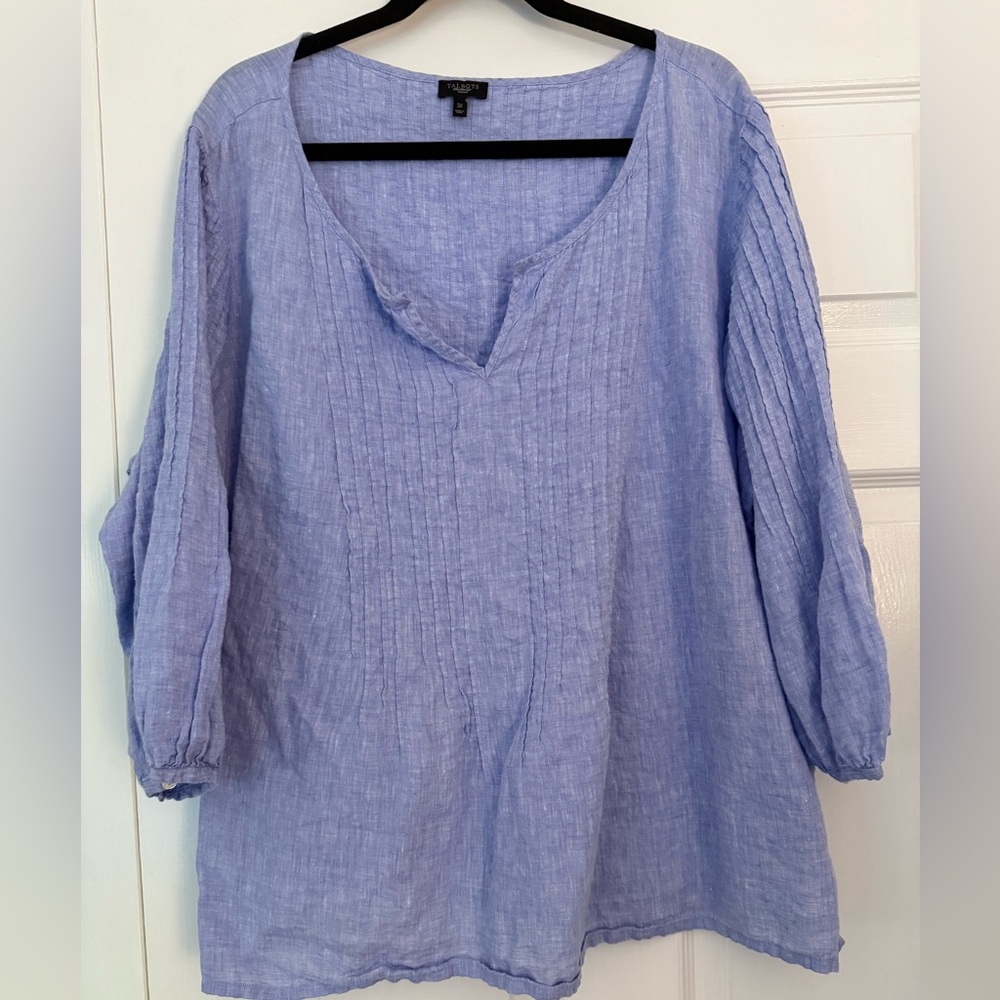 Talbots linen top
